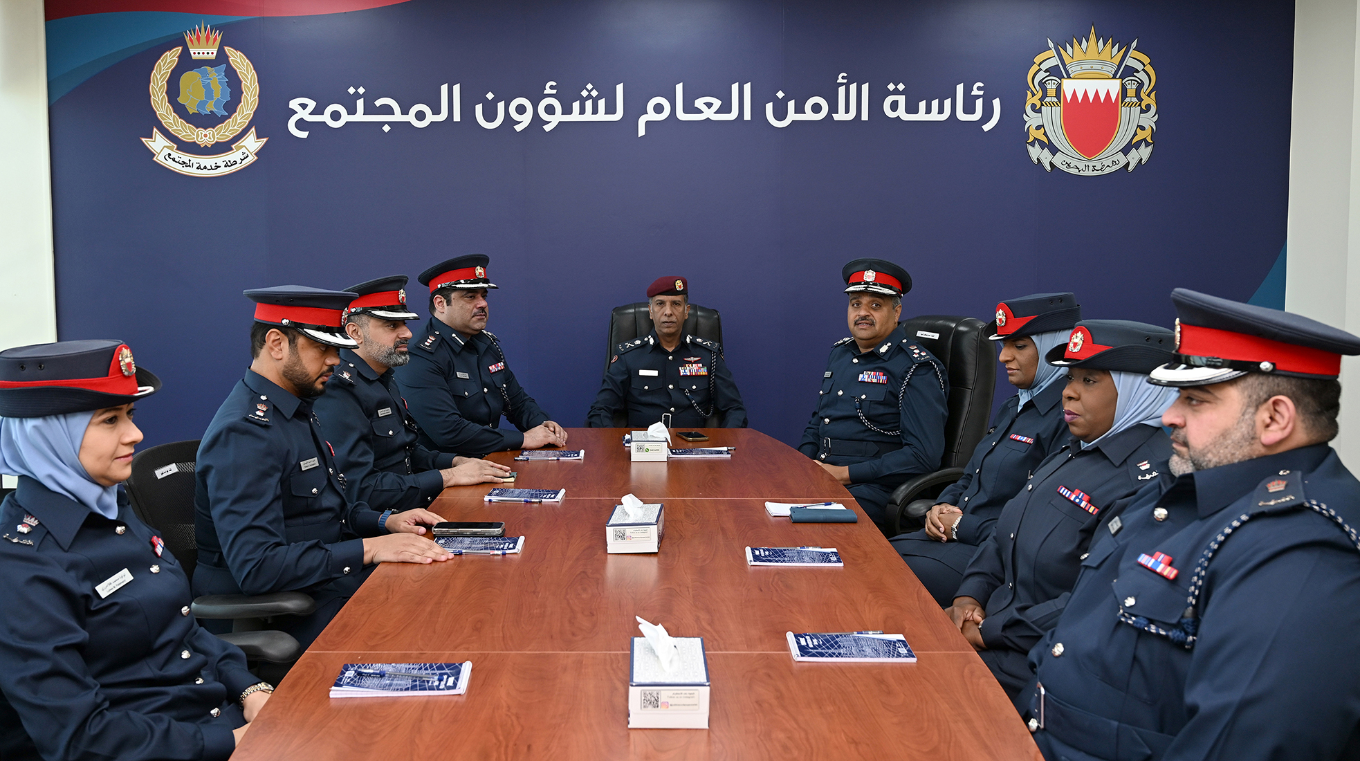 نائب المفتش العام يقوم بزيارة تفقدية إلى شئون المجتمع برئاسة الأمن العام<